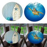 Maxbell 2pcs Waterproof Fitted Table Cover Cloth for 140cm Round Dinning Tables