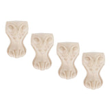 Maxbell 4pcs Solid Wood  Sofa Leg Unfinished Furniture Feet or Couch Chair Cabinet D