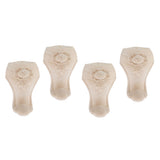 Maxbell 4pcs Solid Wood  Sofa Leg Unfinished Furniture Feet or Couch Chair Cabinet H