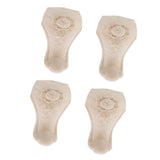 Maxbell 4pcs Solid Wood  Sofa Leg Unfinished Furniture Feet or Couch Chair Cabinet H