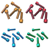 Maxbell 24 Pieces Road Bike Bicycle Disc Brake / Handlebar Stem Screw M5x18