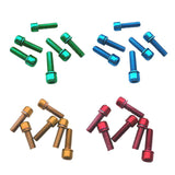 Maxbell 24 Pieces Road Bike Bicycle Disc Brake / Handlebar Stem Screw M5x18