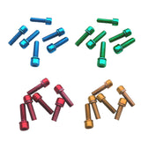 Maxbell 24 Pieces Road Bike Bicycle Disc Brake / Handlebar Stem Screw M5x18