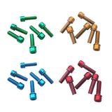 Maxbell 24 Pieces Road Bike Bicycle Disc Brake / Handlebar Stem Screw M5x18