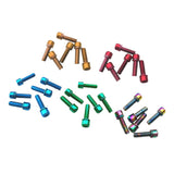 Maxbell 30 Pieces Road Bike Bicycle Disc Brake / Handlebar Stem Screw M5x18
