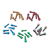 Maxbell 30 Pieces Road Bike Bicycle Disc Brake / Handlebar Stem Screw M5x18