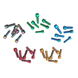 Maxbell 30 Pieces Road Bike Bicycle Disc Brake / Handlebar Stem Screw M5x18