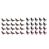 Maxbell 40pcs Fake Artificial Feather Foam Doves Birds Figurine Wedding Decoration