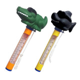 Maxbell 2pcs Shark Crocodile Pool Spa Thermometer Floating Water Temperature Meter