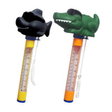 Maxbell 2pcs Shark Crocodile Pool Spa Thermometer Floating Water Temperature Meter