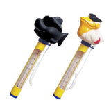 Maxbell 2pcs Shark Duck Shape Pool Spa Thermometer Floating Water Temperature Meter