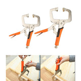 Maxbell 2pcs 6in 14in C Clamp Vise Grip Locking Regular Tip Multi Pincers Tongs