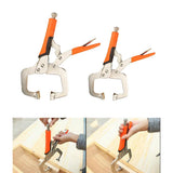 Maxbell 2pcs 6in 14in C Clamp Vise Grip Locking Regular Tip Multi Pincers Tongs