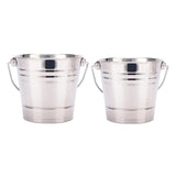 Maxbell 2PCS Portable Stainless Steel Ice Bucket Champagne Wine Beer Cooler 1.5L/2L