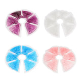 Maxbell 4Pcs Reusable Breastfeeding Hot Cold Gel Ice Pack Pads For Nursing Mother
