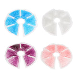Maxbell 4Pcs Reusable Breastfeeding Hot Cold Gel Ice Pack Pads For Nursing Mother