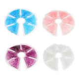 Maxbell 4Pcs Reusable Breastfeeding Hot Cold Gel Ice Pack Pads For Nursing Mother