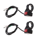 Maxbell 2 pieces Handlebar 3 Speed Position SPDT Switch Electric Bike Ebike Scooter