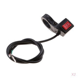 Maxbell 2 pieces Handlebar 3 Speed Position SPDT Switch Electric Bike Ebike Scooter