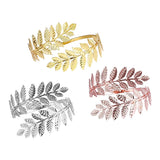 Maxbell 3pcs Swirl Leaf Shape Upper Arm Cuff Armlet Armband Bangle Bracelet