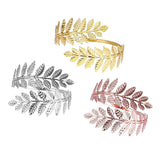 Maxbell 3pcs Swirl Leaf Shape Upper Arm Cuff Armlet Armband Bangle Bracelet