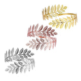 Maxbell 3pcs Swirl Leaf Shape Upper Arm Cuff Armlet Armband Bangle Bracelet