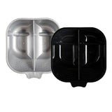 Maxbell 2pcs 2 Spaces Hair Dye Mixing Bowl DIY Coloring Cream Tray Black/Silver