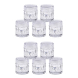 Maxbell Empty Loose Powder Case w/ Sifter Refillable Eyeshadow Blusher Jars 3ml 10x