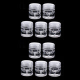Maxbell Empty Loose Powder Case w/ Sifter Refillable Eyeshadow Blusher Jars 3ml 10x