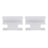 Maxbell White Plastic Tweezers Display Stand Holder Shelf For Eyelash Extensions 2x