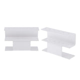 Maxbell White Plastic Tweezers Display Stand Holder Shelf For Eyelash Extensions 2x