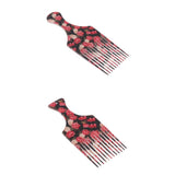 Maxbell Men Women Oily Hair Comb Hairdressing Slick Back Hairstyle Brush Tool 2 Size