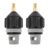 Maxbell 2pcs Inflatable Boat Pump Valve Adapter SUP Paddle Board Kayaking Adaptor