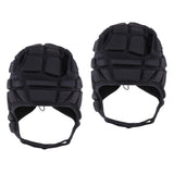 Maxbell 2pcs Padded Soccer Football Rugby Goalkeeper Head Guard Helmet Protector Hat