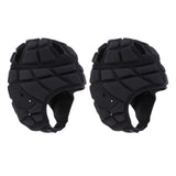 Maxbell 2pcs Padded Soccer Football Rugby Goalkeeper Head Guard Helmet Protector Hat