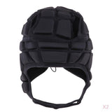 Maxbell 2pcs Padded Soccer Football Rugby Goalkeeper Head Guard Helmet Protector Hat