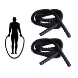Maxbell 2.8+3m x 2.5cm Heavy Weighted Jump Rope Weighted Jumprope Workout Ropes 2.8M