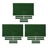 Maxbell 3x Wool Billiard Pool Table Cloth 9ft Pool Table Felt Accessories Green 9ft