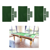 Maxbell 3x Wool Billiard Pool Table Cloth 9ft Pool Table Felt Accessories Green 9ft