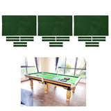Maxbell 3x Wool Billiard Pool Table Cloth 9ft Pool Table Felt Accessories Green 9ft