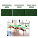 Maxbell 3x Wool Billiard Pool Table Cloth 9ft Pool Table Felt Accessories Green 9ft