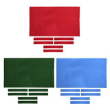 Maxbell 3 Pieces Wool Billiard Pool Table Cloth 9ft Pool Table Felt Accessories 9ft