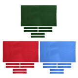 Maxbell 3 Pieces Wool Billiard Pool Table Cloth 9ft Pool Table Felt Accessories 9ft