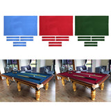 Maxbell 3 Pieces Wool Billiard Pool Table Cloth 9ft Pool Table Felt Accessories 9ft