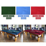 Maxbell 3 Pieces Wool Billiard Pool Table Cloth 9ft Pool Table Felt Accessories 9ft