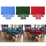 Maxbell 3 Pieces Wool Billiard Pool Table Cloth 9ft Pool Table Felt Accessories 9ft