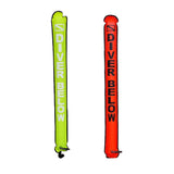 Maxbell 2Piece 4Ft Scuba Diving Surface Marker Buoy SMB Underwater Buoy Float Orange