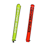 Maxbell 2Piece 4Ft Scuba Diving Surface Marker Buoy SMB Underwater Buoy Float Orange