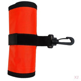 Maxbell 2 Pcs 4Ft Scuba Diving Surface Marker Buoy SMB Underwater Buoy Float Orange