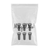 Maxbell 6 Pieces Folding Bike Headset Top Cap Compressor Expander Plug Screw 22.2mm